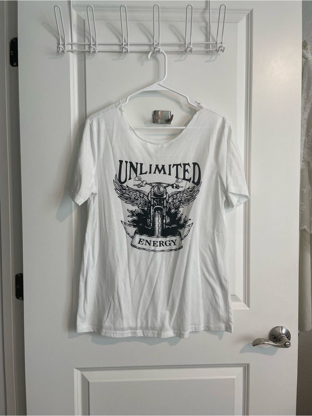 Unlimited Energy Graphic Tee |White